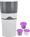 Zerodis Portable Drip Coffee Maker, 450ML Travelling Drip Coffee Machine Office Camping Hot and Cold Brew Coffee Makers for Capsules(gray)
