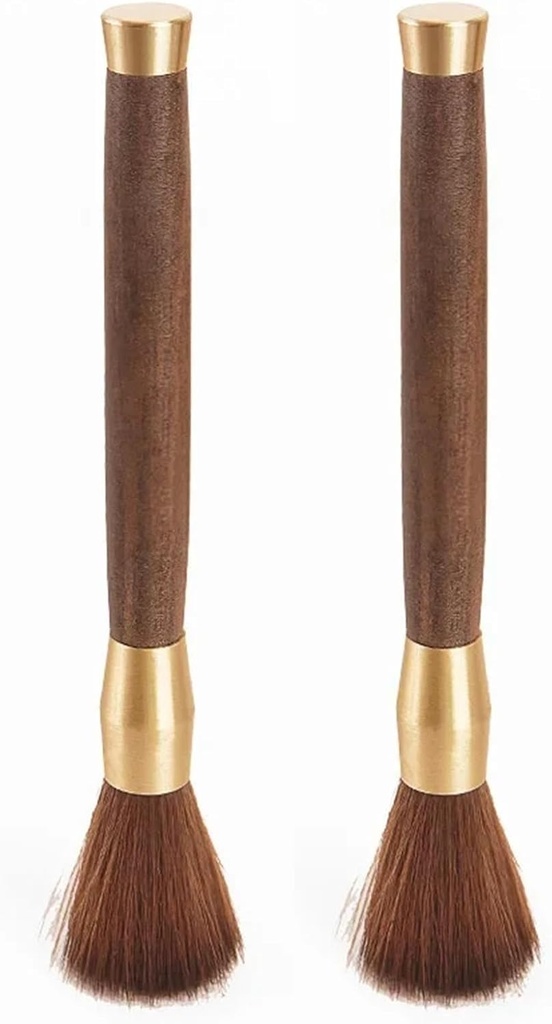 2PCS Coffee Grinder Cleaning Brush Bean Powder Dusting Espresso Brush Wooden Handle Home Barista Kitchen For Coffee Machine Brush