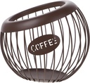 KICHOUSE Pod Organizer Basket Fruit Holder Sturdy Iron Design Kitchen Bar Counter Organizer