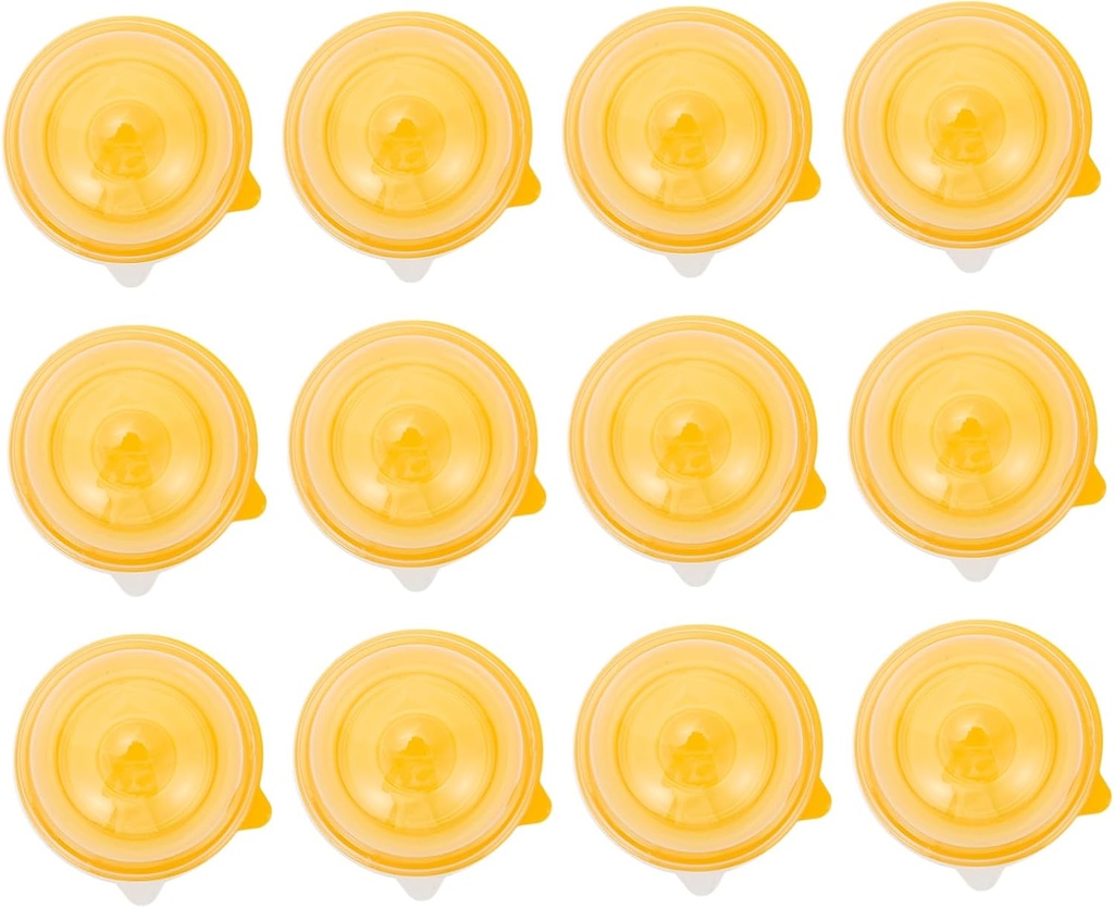 Ciieeo 100pcs Mini Round Cake Holder Transparent Dome Cake Box for Party Portable Packing Box Excellent Sealing for Desserts and Treats