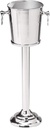 Nickel Plated Aluminum Free Standing Wine Chiller - Wine Coolers & Cellar With Ice Bucket - Kitchen & Bar Ware | Hind Handicrafts