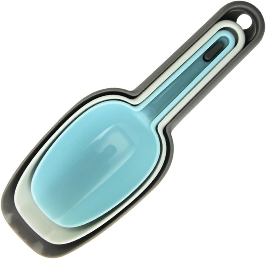 1set Kitchen Tongs Cereal Shovel Ice Shovel Multifunctional Ice for French Fries Pet Food Nuts