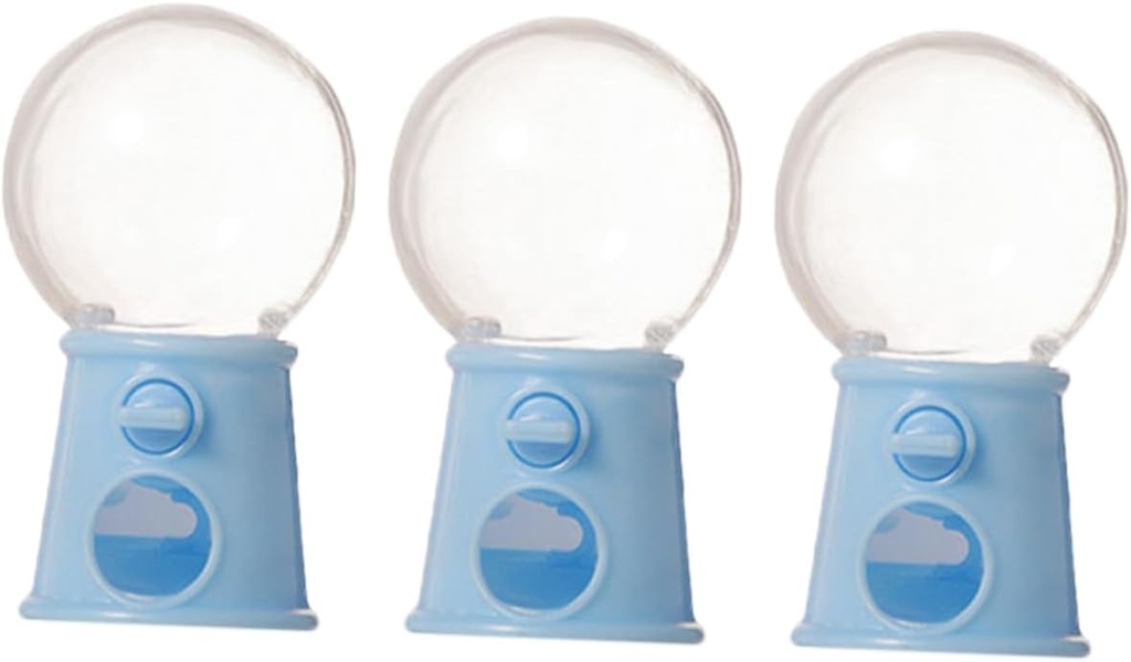 Ciieeo 3pcs Mini Gumball Machine Toy Candy Dispenser for Boys and Girls Creative Candy Twisting Plaything Fun Desk Decoration for Boys and Girls Coordination Skills