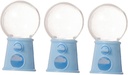 Ciieeo 3pcs Mini Gumball Machine Toy Candy Dispenser for Boys and Girls Creative Candy Twisting Plaything Fun Desk Decoration for Boys and Girls Coordination Skills