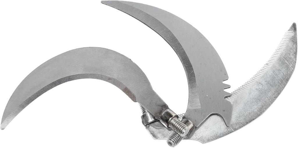 BESPORTBLE 3pcs Carbon Steel Replacement Heads for Grass Cutting and Weeding Lightweight and Portable Tools for Agriculture and Gardening