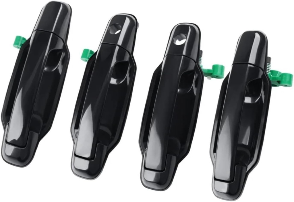 Front Left Right Black Exterior Door Handles 826503E021, Exterior Door Handle for Kia Sorento 2003-2009 (4pcs)