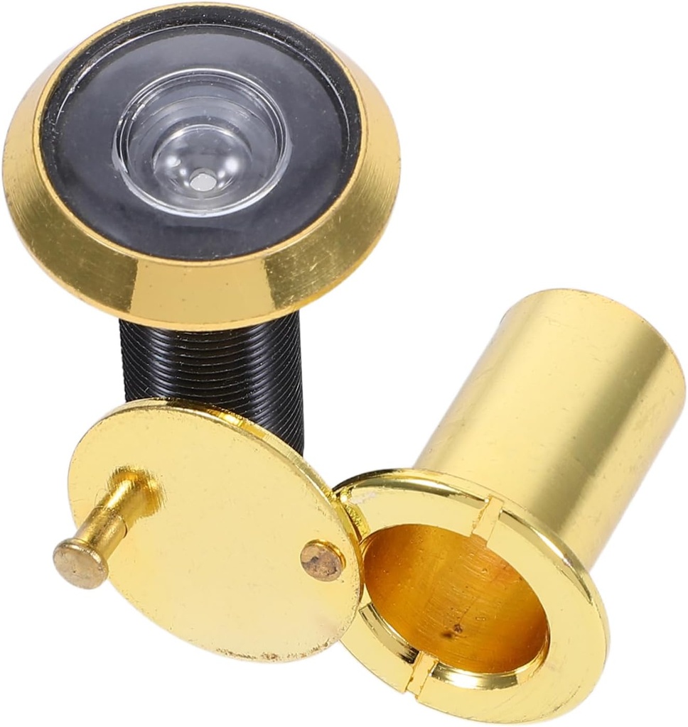 Sewroro Wide Angle Door Viewer Peephole with Fog Privacy Cover Easy Installation for Homes Hotels and Offices Versatile Security Upgrade