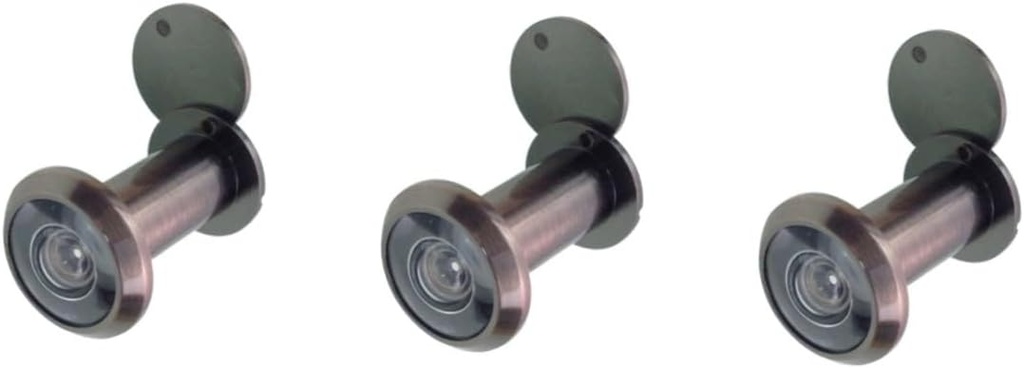 Balacoo 3pcs Door Viewer Large Viewing Angle Cover Easy Install Home Security Kit
