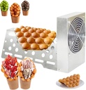 30W Automatic Egg Waffle Blower, Electric Waffle Maker Blower, Rapid Cooling and Heat Dissipation/automatic Induction Blowing, for Snack Bars Fast Food Restaurants