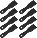 8PCS Plastic Putty Knives, Flexible Plastic Putty Knife Scraper, Black Paint Scraper Spackle Tool for Taping Drywall Wall Painting, Repairing Walls, Pasting Plaster