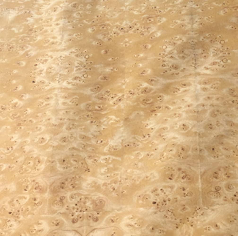 Natural Fir Burl Wood Veneer Restoration Sheet(Overall Size:24"x98") Wooden DIY Material for Home Hotel Table Kitchen Furniture(AAA Grade)