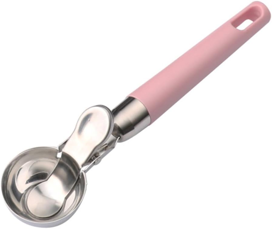 VALICLUD Stainless Steel Ice Cream Ball Maker and Cookie Dough Scoop with Comfortable Grip Smooth Polished Dessert Baller for Kitchen Cafe Restaurant and Home Use