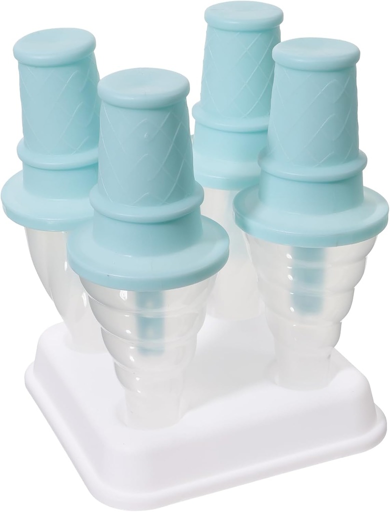 Ice Cream Mold for Homemade Popsicles and Cone Shaped Treats Reusable Pp Material 6.3 Inch Diy Ice Pop Maker for Family Fun and Easy Cleaning