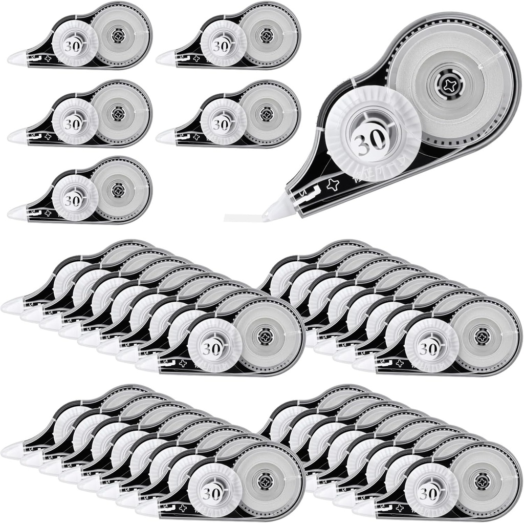 40 Pack 39 Feet White Out Correction Tape Easy To Use Applicator Whiteout Tape for Students Office Supplies