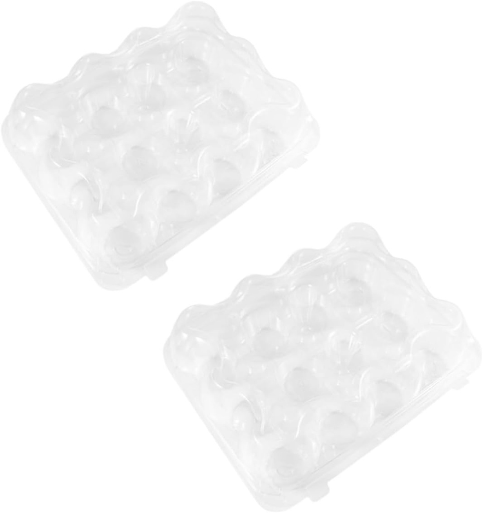 2pcs Cupcake Carrier Muffin Box Compartment Design for Desserts Cakes Cookies for Parties and Bakeries