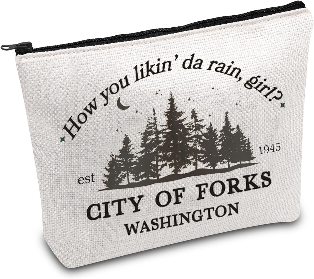 City Of Forks Merch Edward's Girl Gift Forks Washington Gift Vampire Lover Tote Bag Forks Washington Gifts