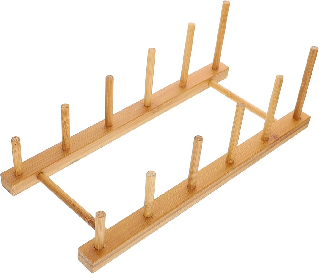 Cup Storage Shelf Multi-Functional Plate and Bowl Organizer Draining Rack for Kitchen Use Easy to Clean Stylish Design for Efficient Storage and Drainage