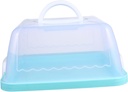 1pc Portable Cake Storage Box with Lid and Handle Cupcake Carrier for Birthday and Party Cakes Easy to Clean