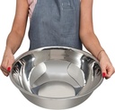WHYSKO® Large Mixing Bowls, Set of 3 Stainless Steel 12 Quart Bowls for Restaurants, Food Service, Caterers and Home Kitchen Use, Rust Proof Bowls Great for Meal Prep, Baking, Serving, Food Storage