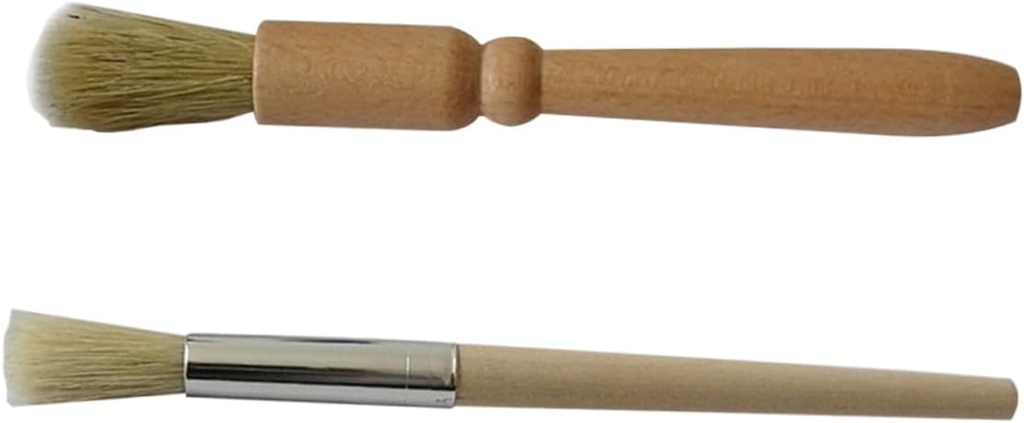 2pcs Espresso Machine Cleaning Brushes Coffee Brush for Gentle Cleaning of Bar Equipment for Coffee Tea and Baking Ingredients