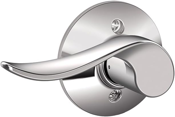 SCHLAGE Sacramento Left Handed Lever Non-Turning Lock, Bright Chrome (F170 SAC 625 LH)
