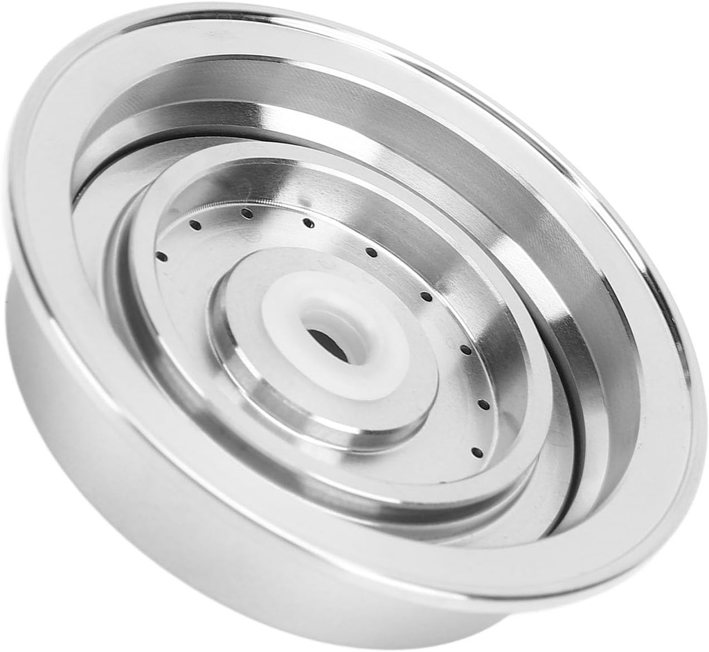 Coffee Pod Adapter, Stainless Steel Reusable Large to Small Converter Holder for Coffee Machine