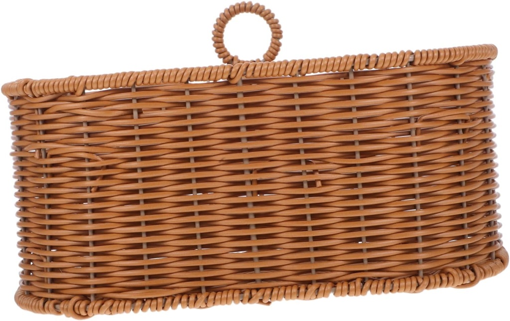 PRETYZOOM Garlic Storage Container Wall-mounted Baskets for Kitchen Boho Style Decorative Basket Hanging Bins for Kitchen Bathroom Bedroom