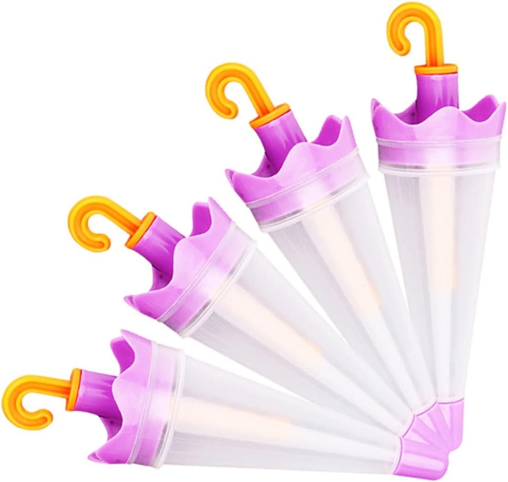 Ciieeo 2sets Diy Popsicle Molds for Ice Cream Making Cell Reusable Ice Lolly Maker Fun and Creative Tool for Random Colors