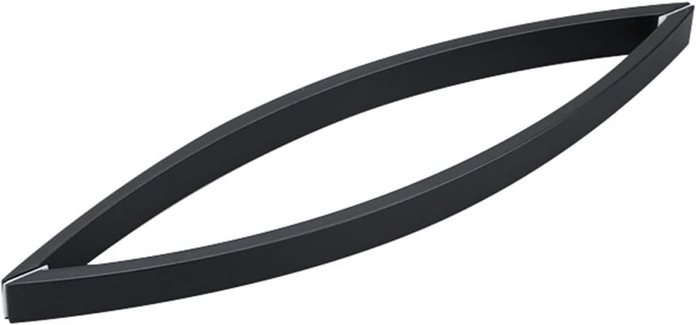 Black Heavy Duty Stainless Steel Bathroom Shower Pull Push Door Handles,Push and Pull Glass Door Handle for Door Knob Replacement-440mm