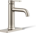 Kohler 28126-4N-BN Venza Bathroom Sink Faucet, 0.5 gpm, Vibrant Brushed Nickel
