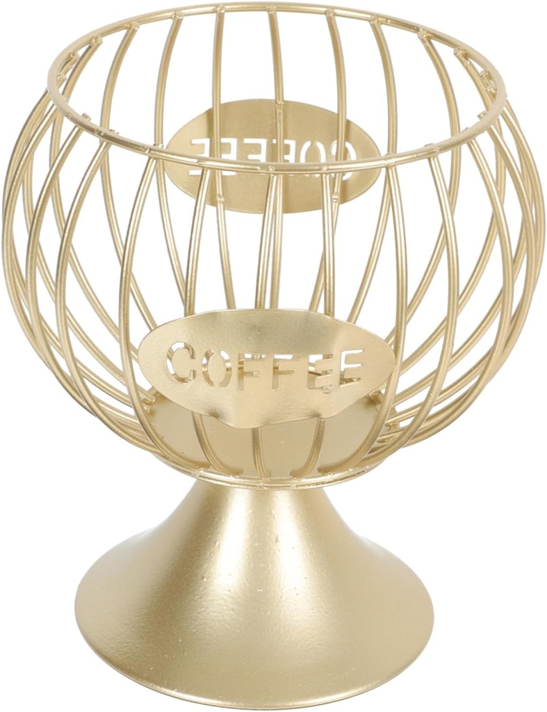 Golden Snack Organizer Large Capacity Multi-Functional Storage Basket for Kitchen and Home Use