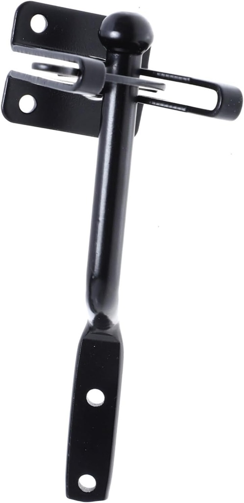 Practical Metal Door Buckle Lever Self-Latching Gate Bolt Latch for Fence Gate Hinge Latch for Backyard Security