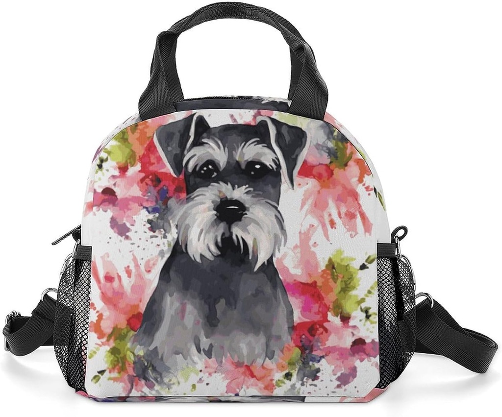 Insulated Lunch Bag for Women Schnauzer Lunch Bags for Men Lunchbox Reusable Lunch Boxes