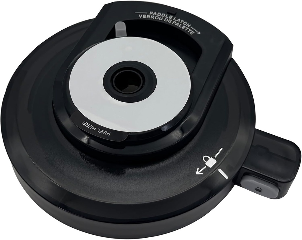 Outer Bowl Lid 725KKU300 Replacement Parts Compatible with Ninja Creami Series CN301CO CN305A NC299AMZ NC300 NC301 Ice Cream Makers (NO Paddle)