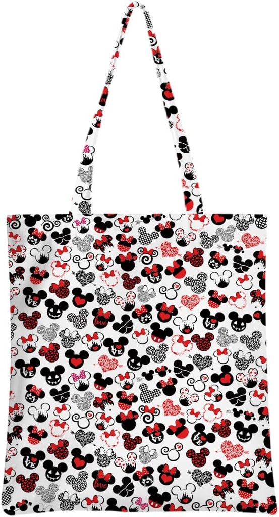 Wenboco Cartoon Mouse Tote Bag, Cute Mouse Themed Gifts, Cartoon Movies Reusable Grocery Bags Magic Mouse Beach Bag 1