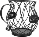 STOBAZA 1pc Capacity Storage Basket Stylish Espresso Holder for Organizing Coffee and Accessories Countertops
