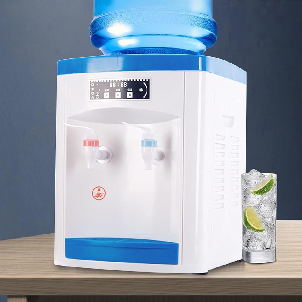 5 Gallon Top Loading Water Dispenser 304 Food Grade Liner Countertop Drinking Machine Desktop Electric Hot Cold Water Dispenser for Home Office