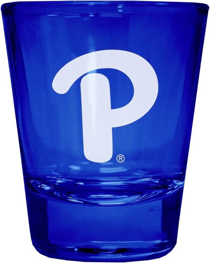 R and R Imports Pittsburgh Panthers Engraved Full Color 2 oz Shot Glass Blue Officially Licensed Collegiate Product 2-Pack