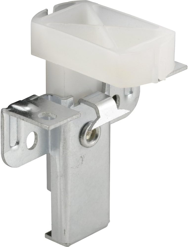 Prime-Line N 7072 Mirrored Door Top Guide, Plastic Guide, Adjustable (2 Pack) , White