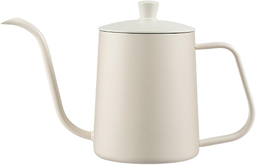 Pour Over Coffee Kettle, Gooseneck Kettle with Lid, 350ml/12oz Narrow Long Spout Pour Over, Stainless Steel Water Jug for Coffee, Tea, Espresso, Milk, Tea