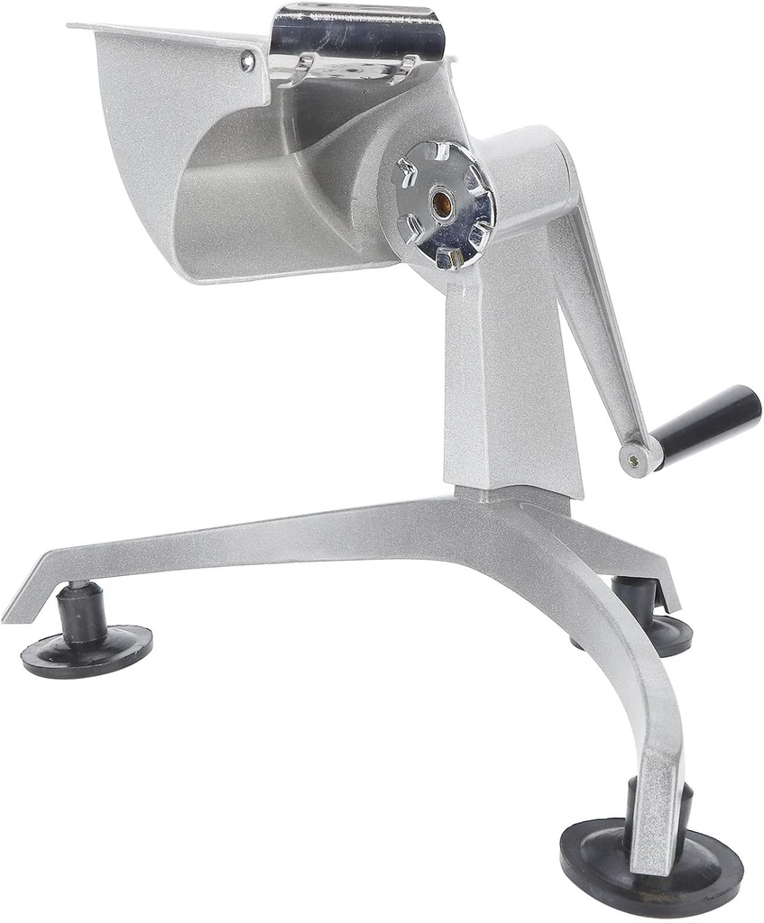 Vegetable Cutter Food Processor with 5 Blades, Vegetable Shredder Stainless Steel Hand Crank Grater for Cheese, Vegetables, Nuts, Onions, Salad, Pizza Toppings and More