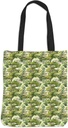 Canvas Tote Bag for Women, Christmas Birthday Gifts, Grocery Beach Bag, Forest Floral Ribbit Tiger Deer Giraffe