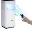 Portable Air Conditioner, 10,000 BTU AC Unit with Dehumidifier, Fan & Sleep Mode, Air Cooler w/2 Wind Speeds & 24H Timer, Touch Panel & Remote Control, Includes Exhaust Hose/Window Kit