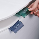 2 Pcs Blue and Green Toilet Seat Handle, Lid Lifter, Toilet Cover Lifter, Toilet Seat Lifter, Toilet Cover Support Lifter, Suitable For Families, Offices And Hotel Bathrooms, 70x60 mm Plastic Material