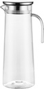Iced Tea Pitcher Glass Pitcher with Handle and Lid, Handmade Water Jug for Hot/Cold Water, Ice Lemon Tea and Juice Beverage Cold Water Jug (Size : 1000ML)