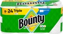 Bounty Paper Towels Select-A-Size, White, 8 Triple Rolls = 24 Regular Rolls