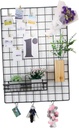 Unomor Modern Kitchen Hanging Produce Basket Iron Mesh Storage Organizer Wall Mount Hanging Shelf for Organizing