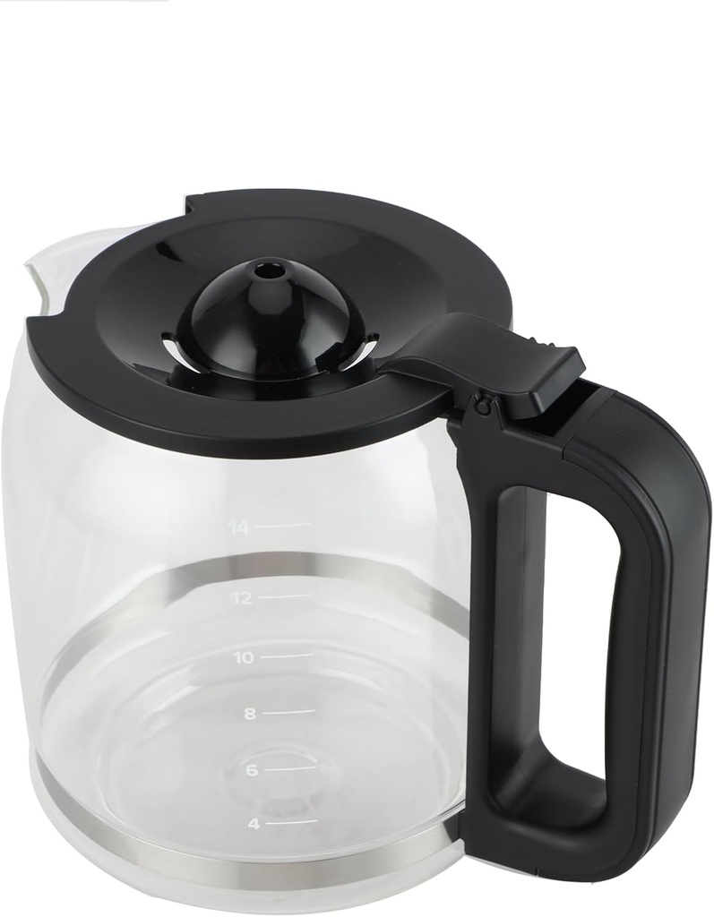 14-Cup Coffee Maker Carafe Replacement Compatible for Calphalon, COWSAR and Kismile 14-Cup PRO Coffee Maker, Do not buy if your model not show in pic.