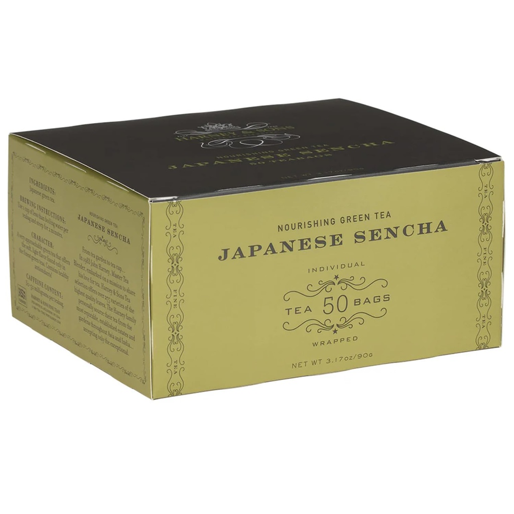 Harney & Sons Japanese Sencha Green Tea, 50 Tea Bags