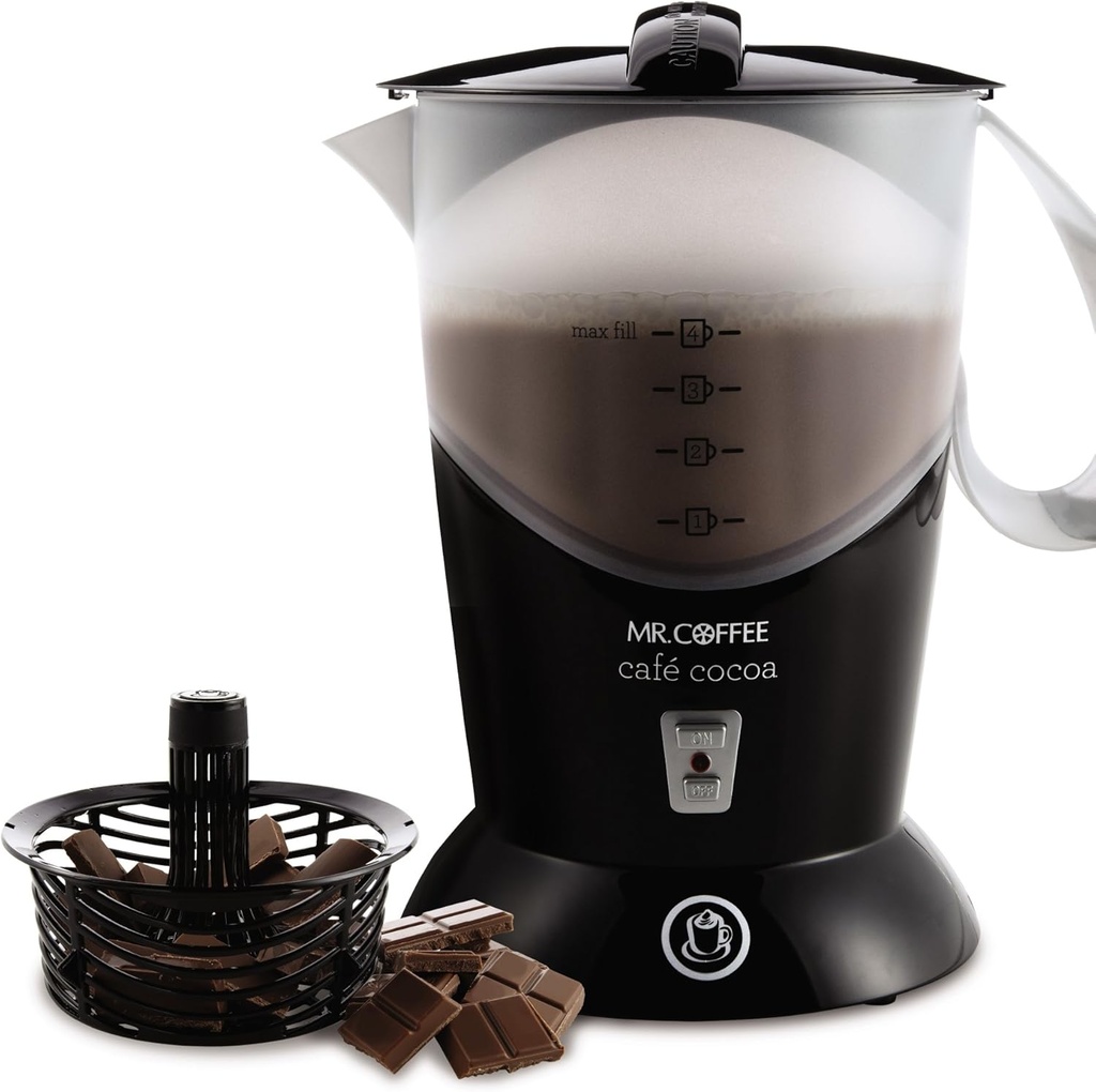 Mr. Coffee BVMC-HC5 Cafe Cocoa Hot Chocolate Maker, 32 Ounces, Black